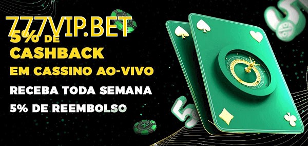 Promoções do cassino ao Vivo 777VIP.BET